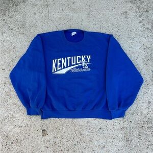 Vintage University Of Kentucky Wildcats Jerzees L Sweatshirt Crewneck Pullover